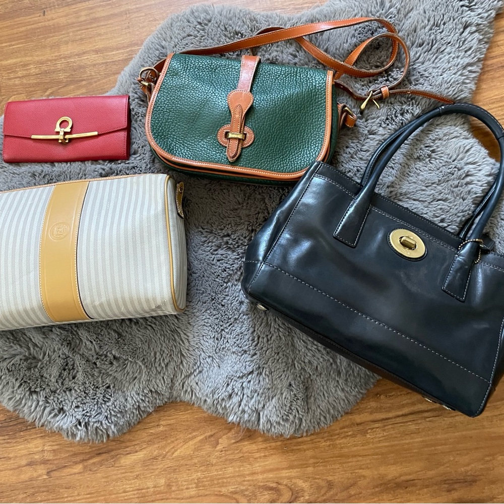 Black Leather Handbag